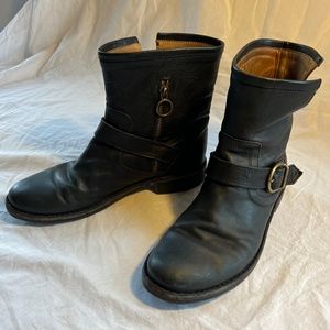 Fiorintini + baker Moto boots EU size 39 black leather great shape